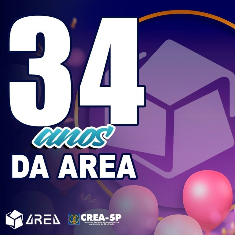 34  anos da AREA