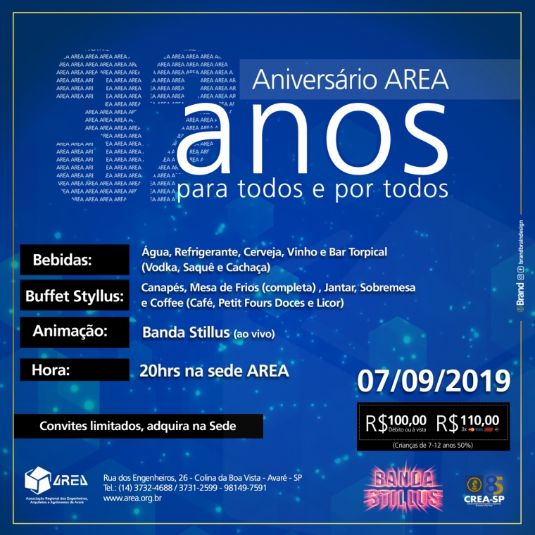 Aniversario AREA - 32 anos para todos e por todos