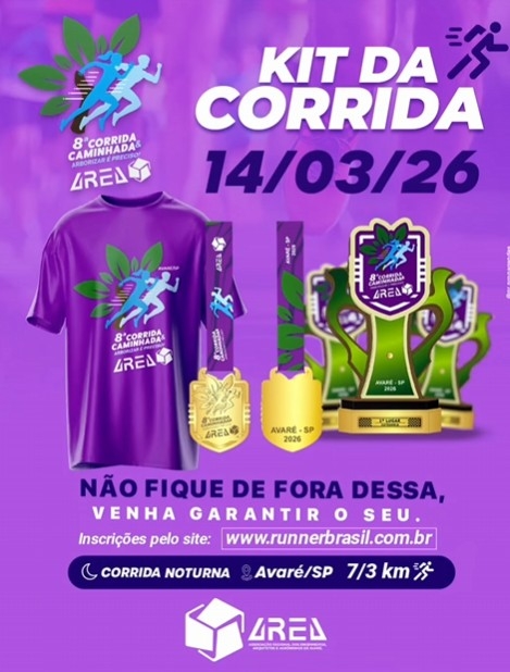 8ª Corrida e Caminhada AREA - Arborizar é Preciso!