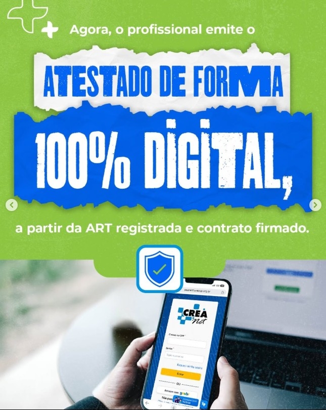 Mais uma entrega do Crea-SP que facilita a vida do profissional!