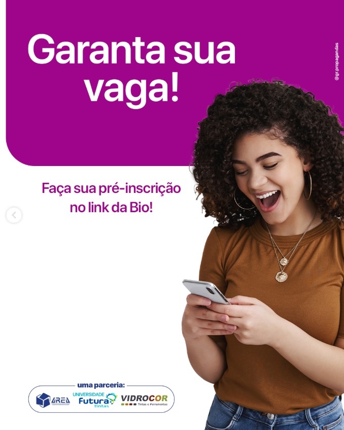 Garante sua vaga