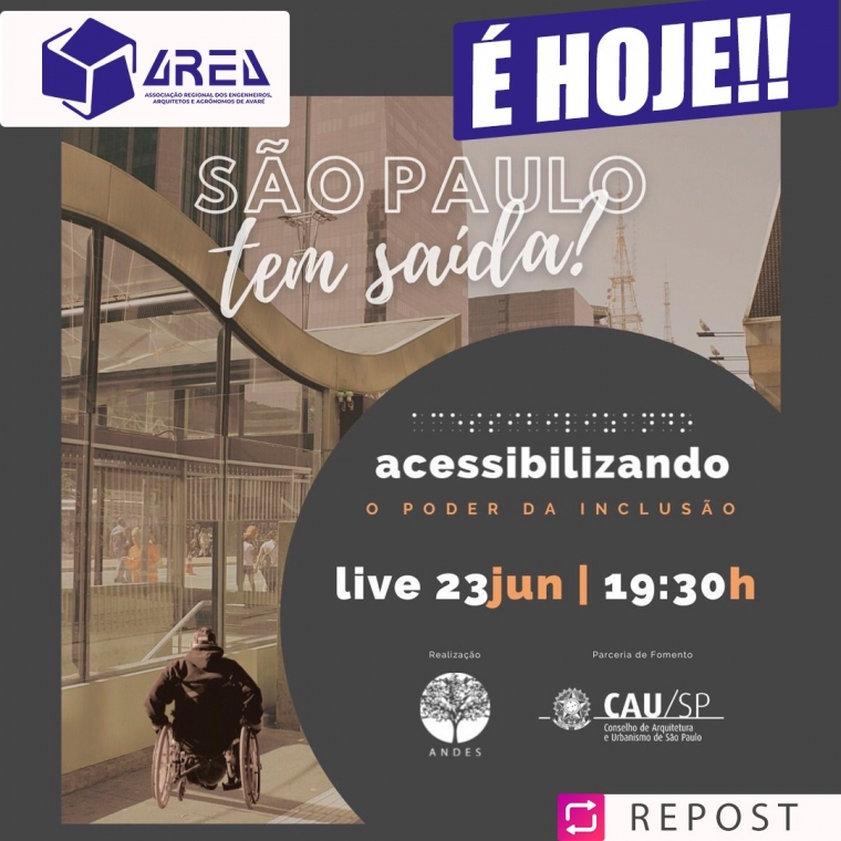 São Paulo tem saída - Live 23/junho - 19:30h