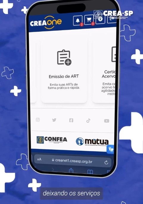 site do CREA-SP mudou!