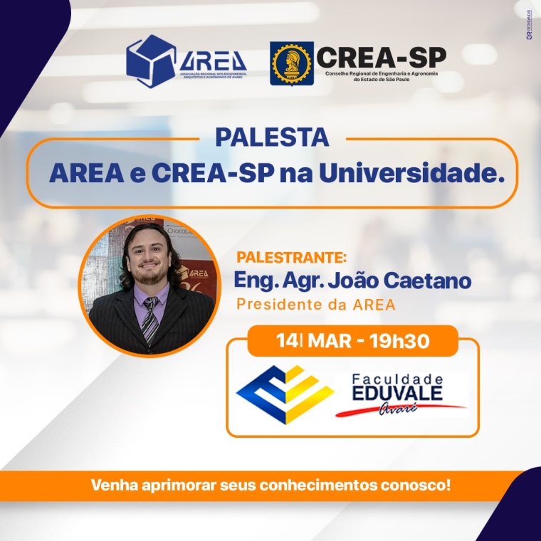 PALESTRA - AREA e CREA-SP na universidade