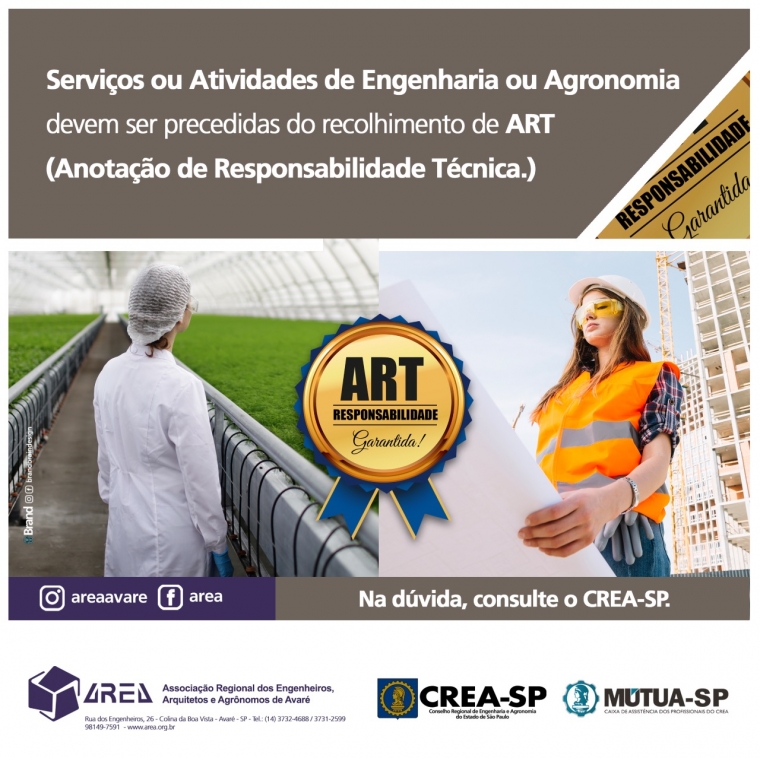 ART - Anotação de Responsabilidade Técnica