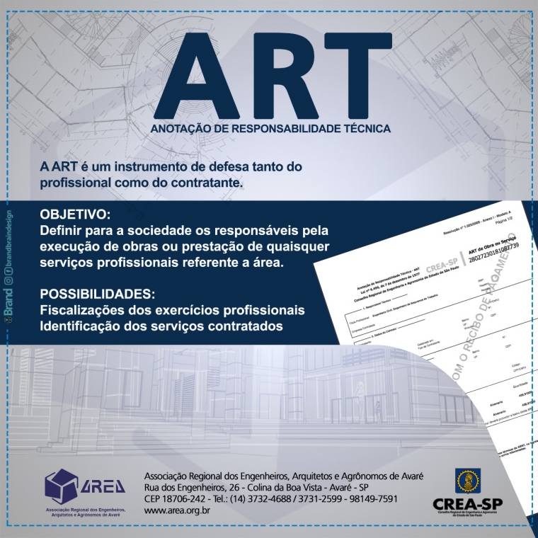 ART - Anotações de Responsabilidade Técnica