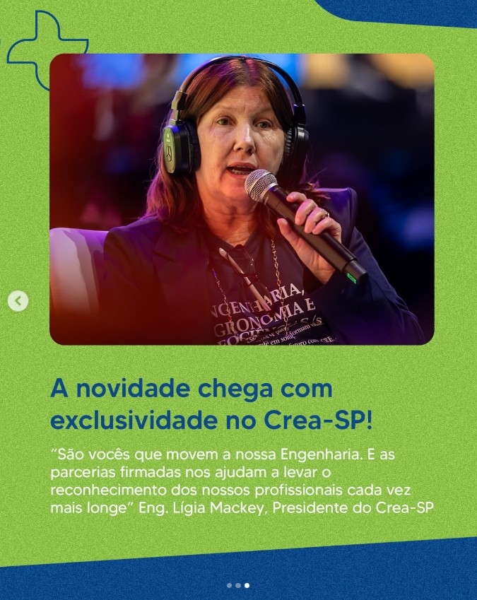 Cartão de crédito exclusivo para profissionais registrados e em dia com o Crea-SP! Cartão de crédito exclusivo para profissionais registrados e em dia com o Crea-SP!