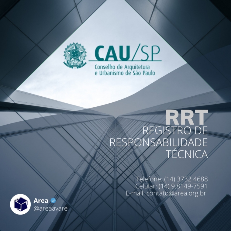 RRT - Registro de Responsabilidade Técnica