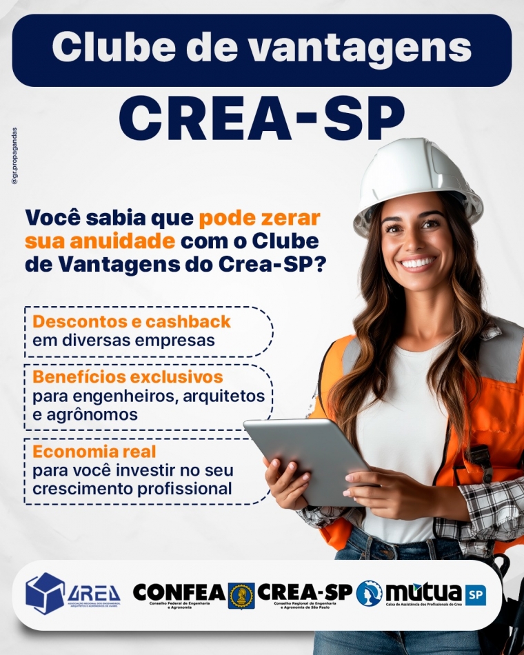 Clube de vantagens - CREA-SP