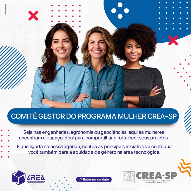 Comitê gestor do programa mulher CREA-SP