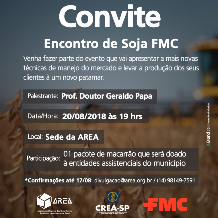 CONVITE - Encontro de Soja FMC