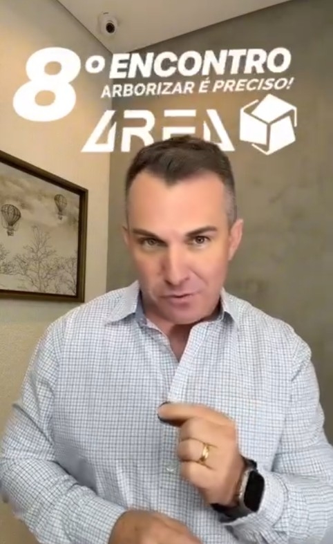 Convite especial do Engenheiro Civil Emanuel Castilho para o 8º Encontro Arborizar é Preciso!