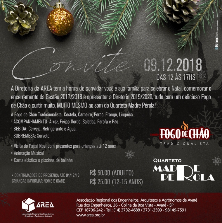 Celebre o Natal com a AREA!