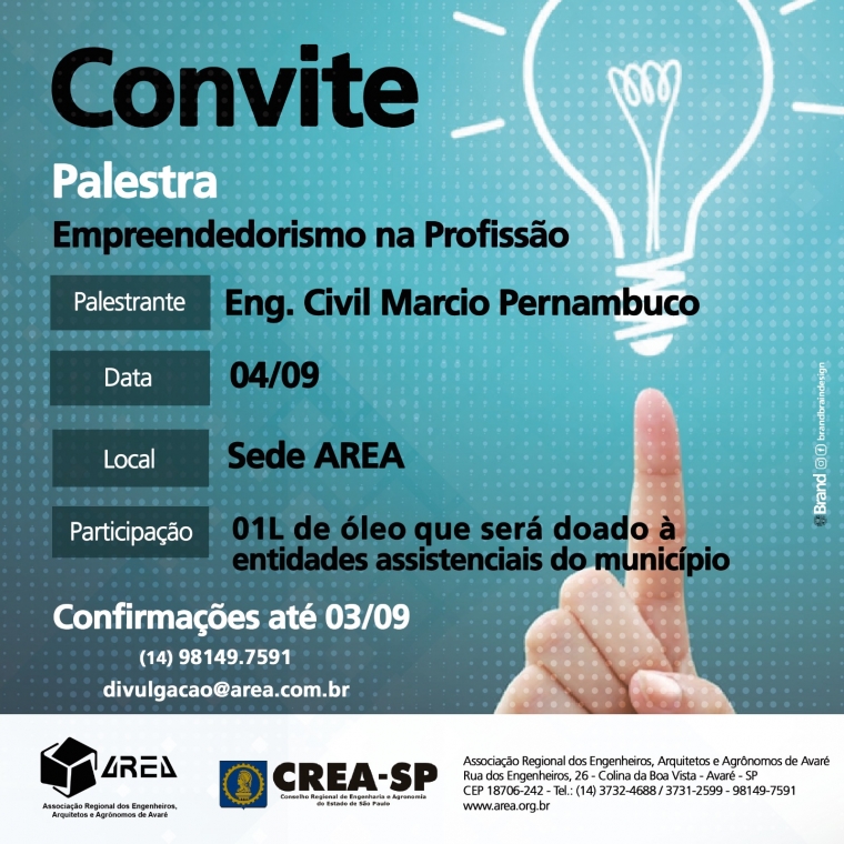 Convite - Empreendedorismo na Profissão