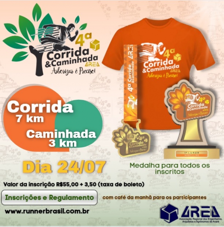 4ª Corrida e caminhada AREA