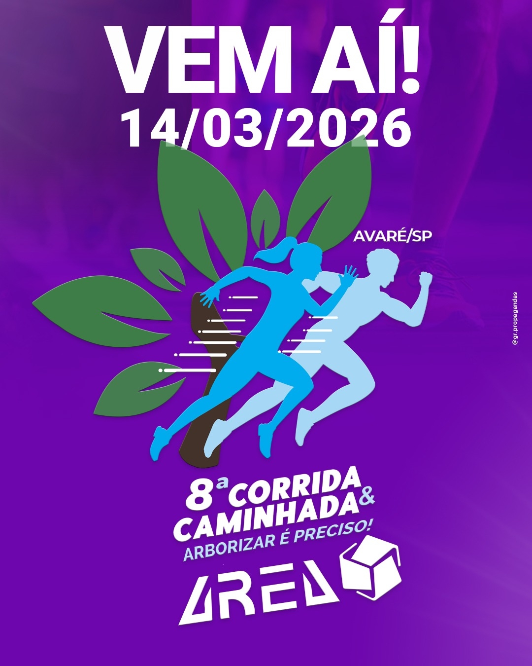 Nossa 8ª Corrida e Caminhada AREA 