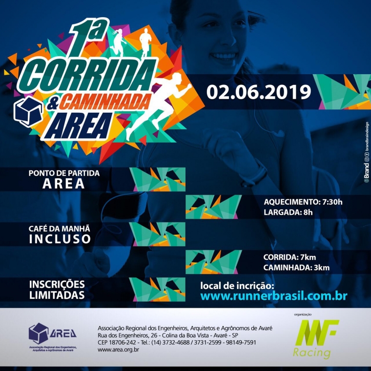 1º Corrida e caminhada AREA