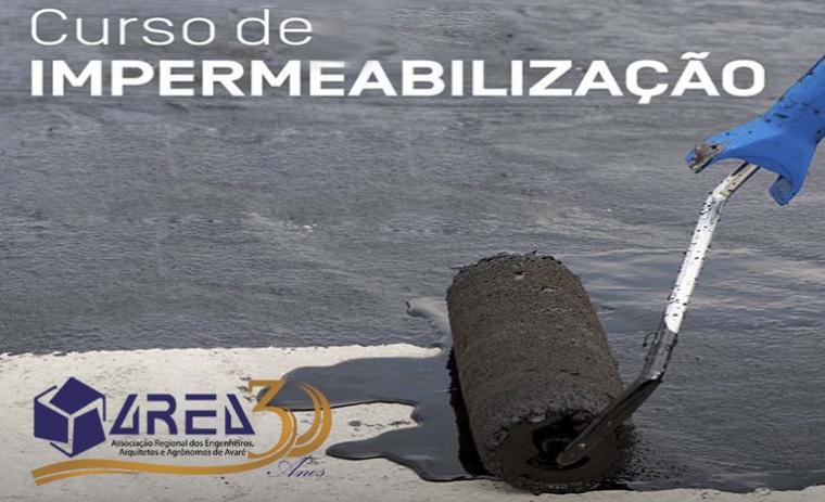 AREA realizará curso de impermeabilização