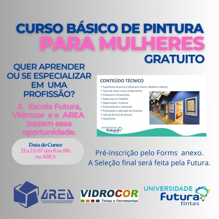 GRATUITO - PARA MULHERES