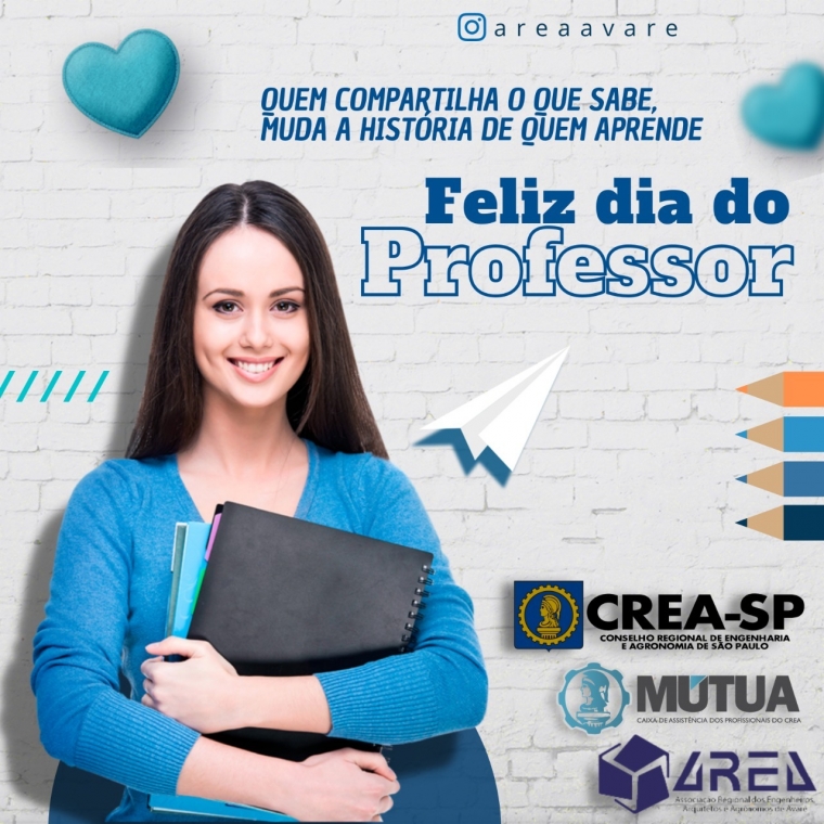 Feliz dia do Professor.