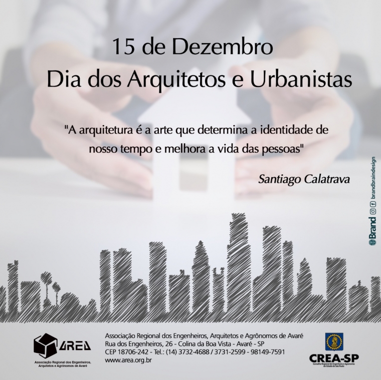 Dia dos Arquitetos e Urbanistas