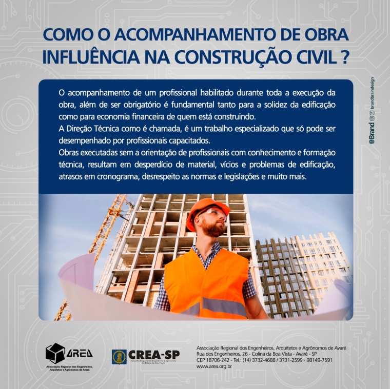 Como o acompanhamento de obra influência na construção civil?