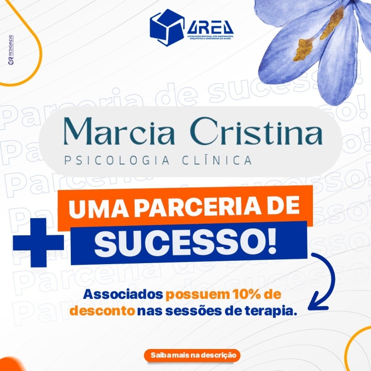 Parceria com a Psicóloga Marcia Cristina