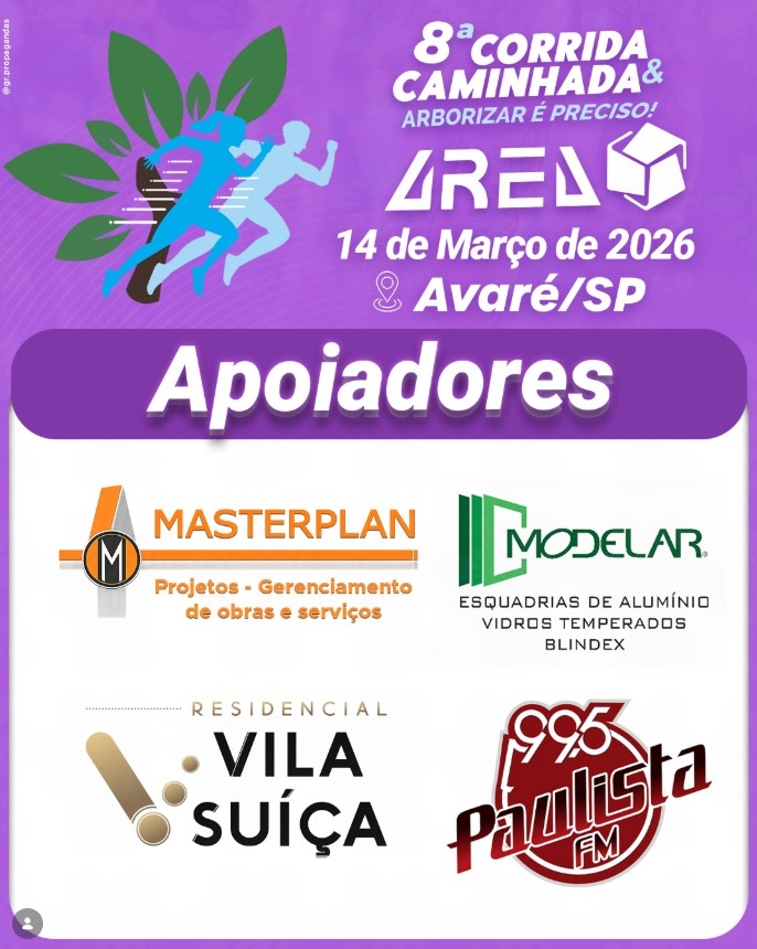 Nossos agradecimentos especiais a Masterplan, Modelar, Vila Suiça e Paulista FM