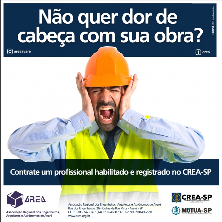 Não quer dor de cabeça na obra?