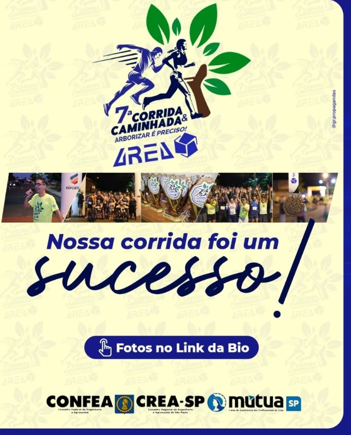 Nossa corrida foi um sucesso