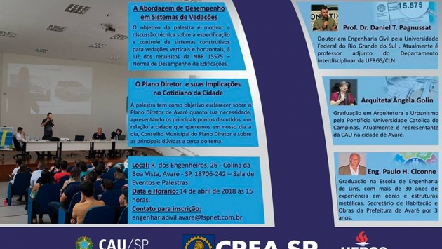 Curso de Engenharia Civil.