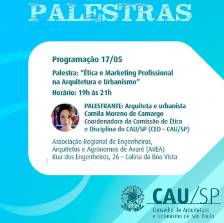 Palestra - Ética e Marketing Profissional na arquitetura e Urbanismo