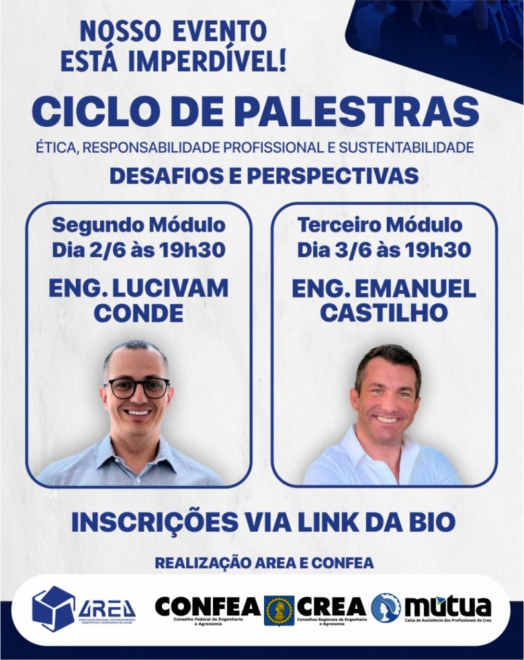 Ciclo de Palestras -  Conhecimento que transforma