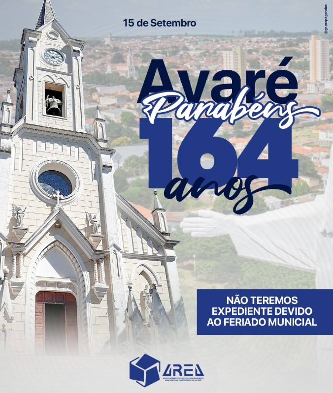 Parabéns Avare - 164 anos