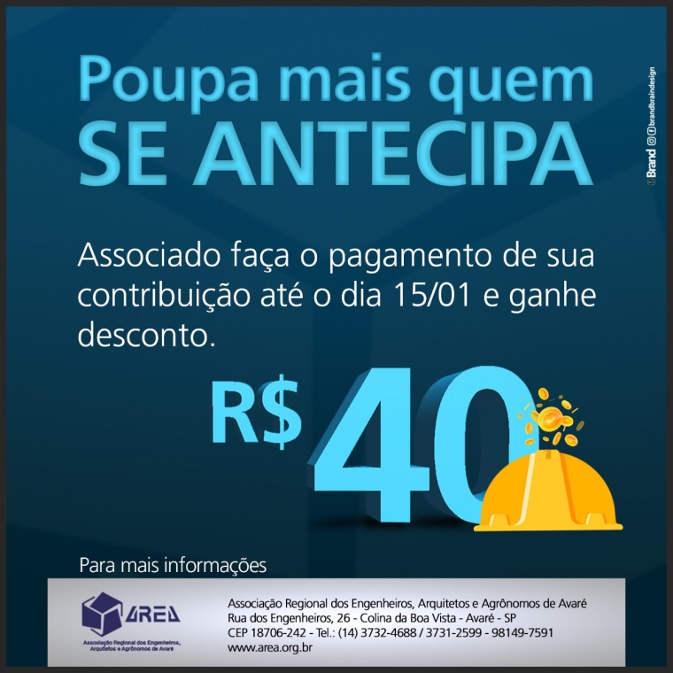 Poupa mais quem SE ANTECIPA