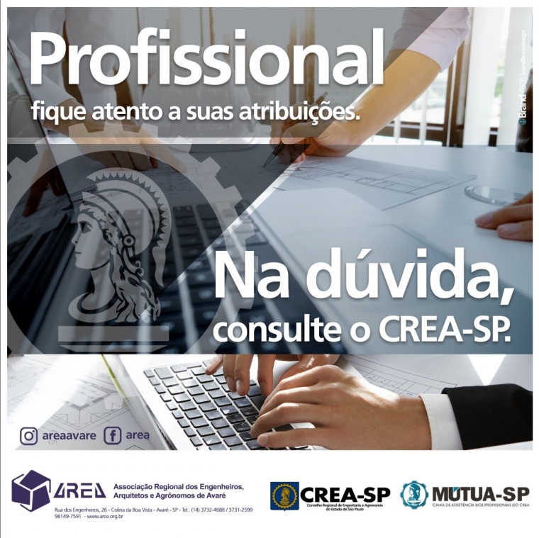 Profissional, fique atento a suas atribuições.