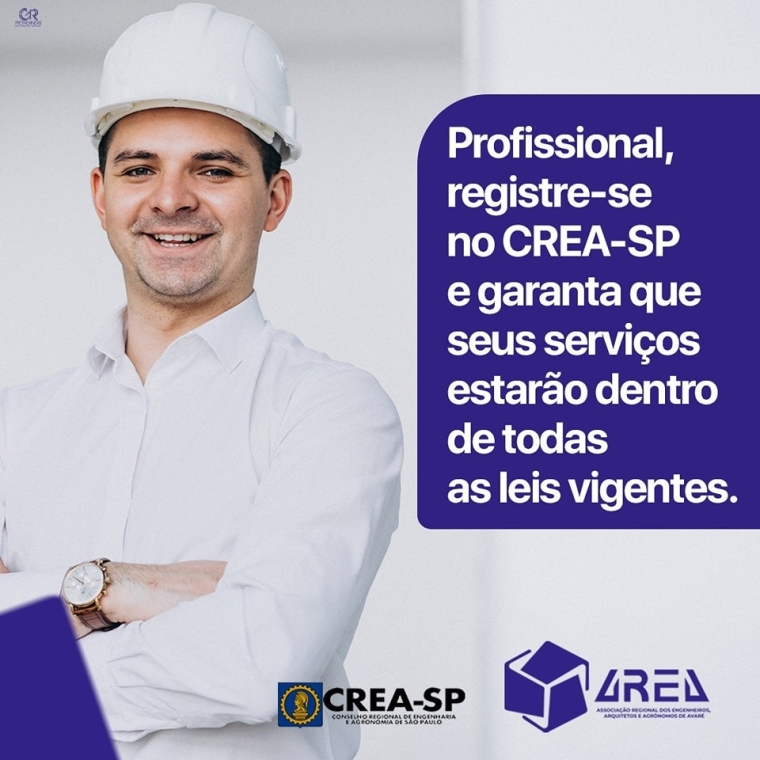 Registre-se no CREA-SP