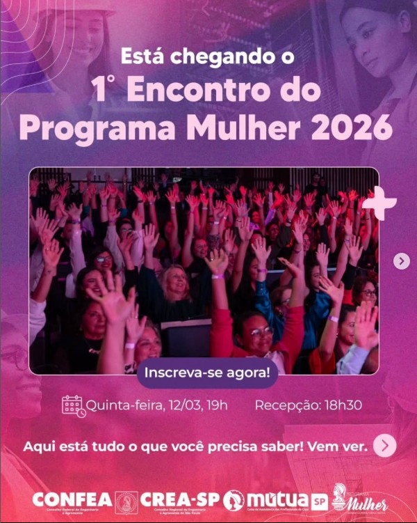 Vem aí o primeiro encontro do ano do Programa Mulher!