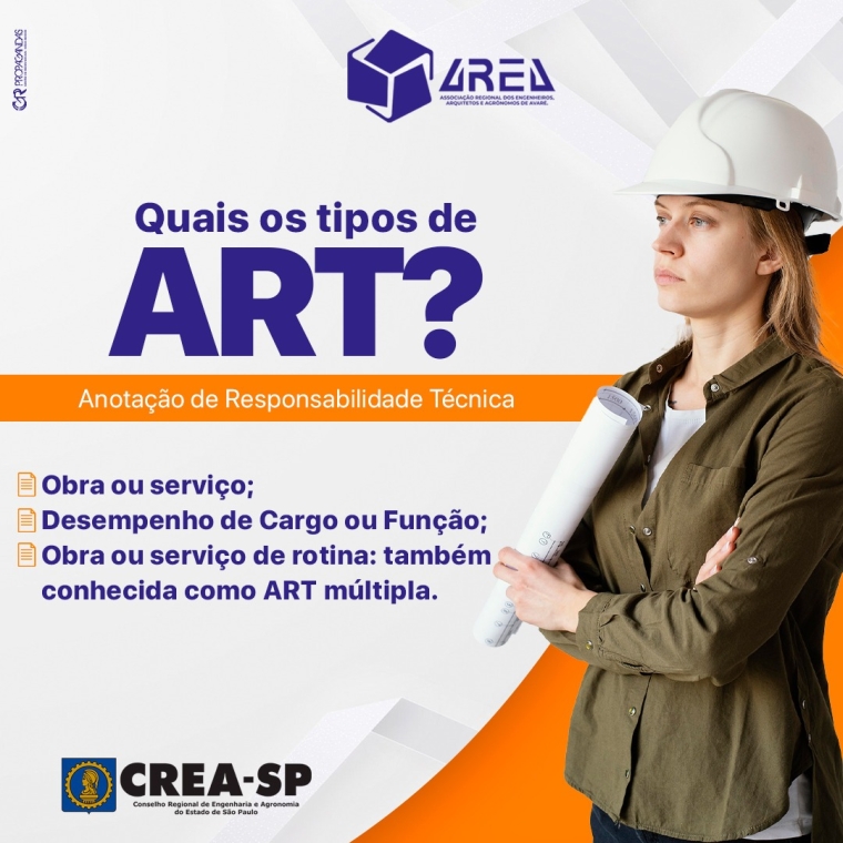 Quais os tipos de ART?