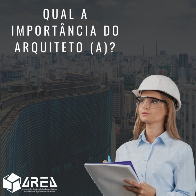 Qual a importância do arquiteto (a)?