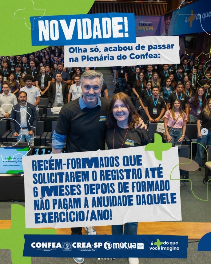 Recém-formado, pode comemorar: sua anuidade é ZERO!