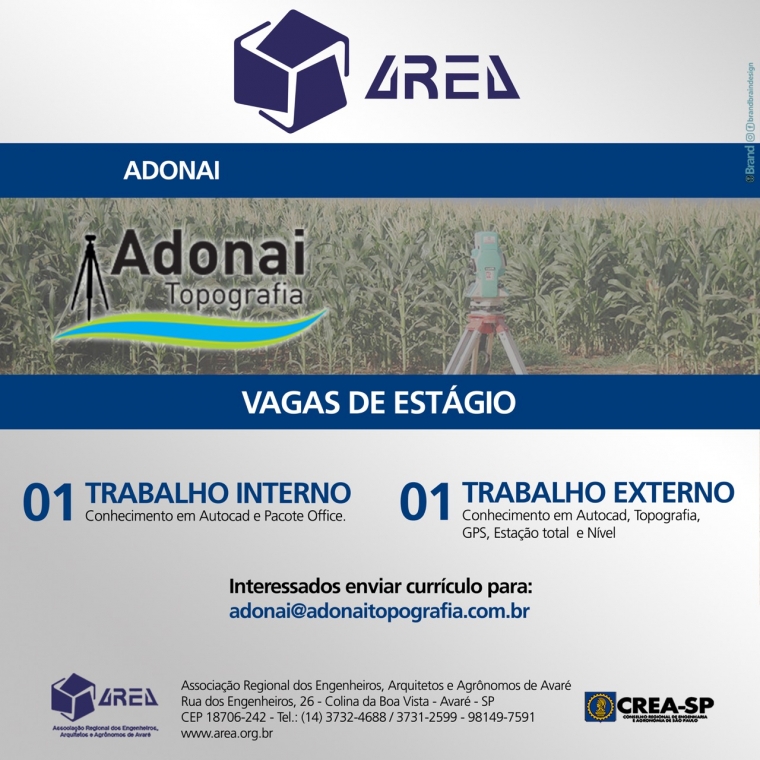 Vagas de estágio Adonai