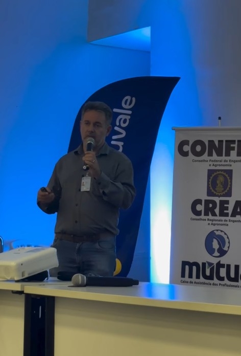 Apresentação Sistema Confea/CREA/Mutua durante o segundo dia da Semana ÁREA de Inovação Tecnológica.