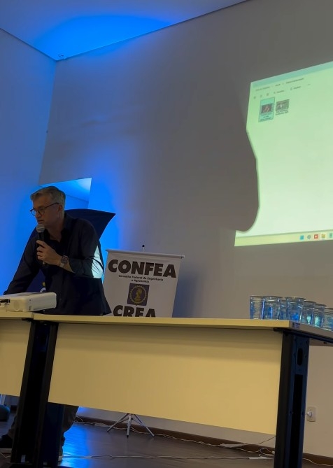 Apresentação Sistema Confea/CREA/Mutua durante o segundo dia da Semana ÁREA de Inovação Tecnológica.