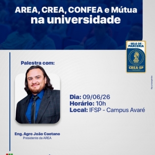 AREA, CREA, CONFEA e Mútua na universidade