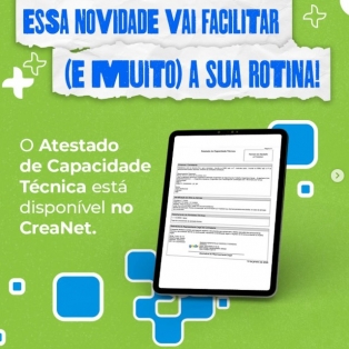 Mais uma entrega do Crea-SP que facilita a vida do profissional!
