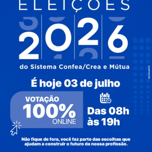 ELEIÇÕES 2026 | É HOJE!