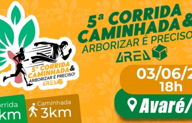 5ª Corrida e caminhada Arborizar é preciso!