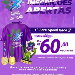 1º LOTE SPEED RACE da 8ª Corrida AREA
