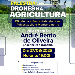 Palestra - Drones na agricultura.